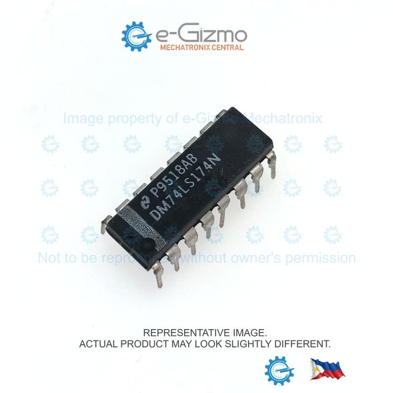 74LS174 pinout