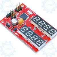 4x2 UART 7 Segment LED Display Module with Timer & Counter