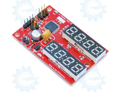 4x2 UART 7 Segment LED Display Module with Timer & Counter