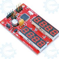 4x2 UART 7 Segment LED Display Module with Timer & Counter