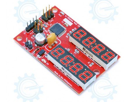 4x2 UART 7 Segment LED Display Module with Timer & Counter