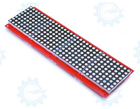 8x32 5mm dia Red LED Matrix Display