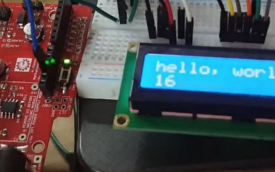 hello, world! with LCD 2×16