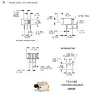 C&K Slide Switch TS01A