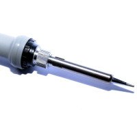 60W Adjustable Temperature Control Soldering Iron Gray