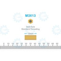 Brass Stud M3X13
