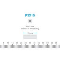 Nylon Standoff 3X15 Nylon Standoff 3X15