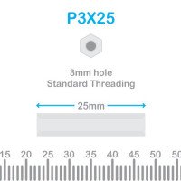 Nylon Standoff 3X25