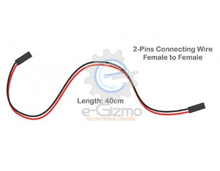 Female to Female 2-Pins Connecting Wire 40cm