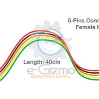 Female to Female 5-Pins Connecting Wire 40cm