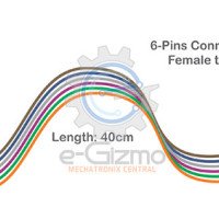 Female to Female 6-Pins Connecting Wire 40cm