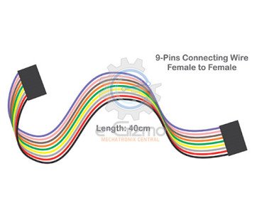 Female to Female 9-Pins Connecting Wire 40cm