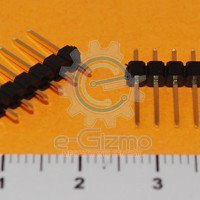 Male Gold Header 6-Pins 2.54mm Pitch