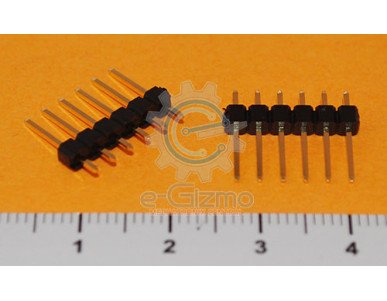 Male Gold Header 6-Pins 2.54mm Pitch