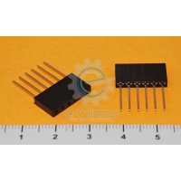 Female Header Long 6-Pins 2.54mm Pitch