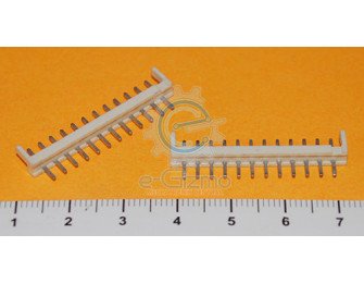 12-Pin Male Wafer White 2mm Pitch