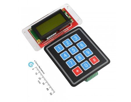 Serial LCD II 4X20 (MDLS40433) with Keypad 4X3 Function