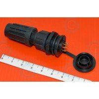 Circular DIN Connector Male/Female Plastic