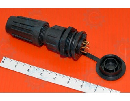 Circular DIN Connector Male/Female Plastic