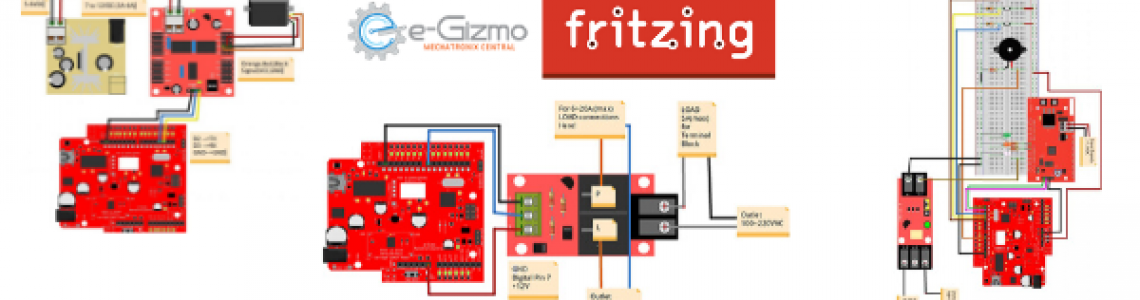 eGizmo Boards in Fritzing