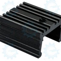 EHS-21 Aluminum Heatsink Black 15.2x17x10mm