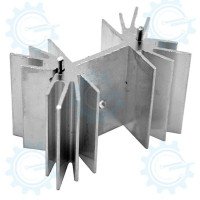 EHS-23 Fin type Aluminum Heatsink 42.2x26.5x25.2mm