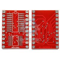 SOIC SSOP to DIP Adapter 20-Pin 600mils