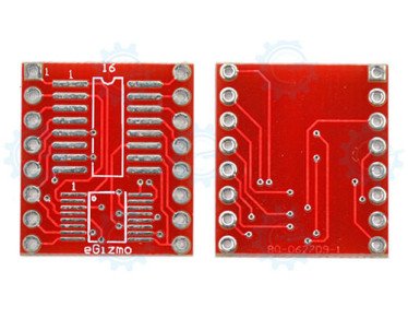 SOIC SSOP to DIP Adapter 16-Pin 600mils SOIC SSOP to DIP Adapter 16-Pin 600mils