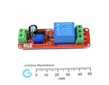 12V Delay Timer Relay with 555 IC