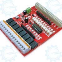 Isolated I/O Shield - Optoisolated Input dry Contact Relay Output