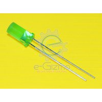 Green LED Flat Top 5mm