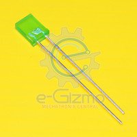 Green LED Square Type 4.75mm x 7.55mm