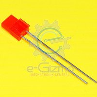 Red LED Square Type 4.75mm x 7.55mm