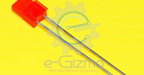Red LED Square Type 4.75mm x 7.55mm