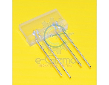 Yellow LED Square Dual 7.79mm x 14.9mm