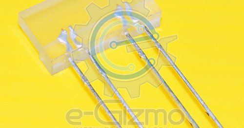 Yellow LED Square Dual 7.79mm x 14.9mm