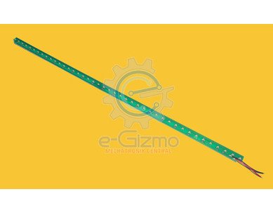 Green LED Strip 5VDC 22.5cm