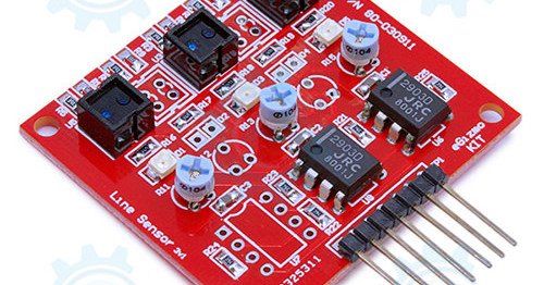 ROBOT SENSING: 3 Channel Line Tracker Sensor