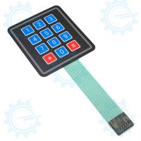 4x3 Keypad Membrane