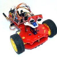 BatMobot Tri-Wheel Proportional Steering Robot Kit