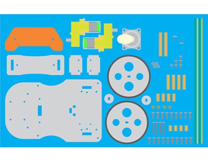 P-BOT Chassis (Disassembled) P-BOT Chassis (Disassembled)