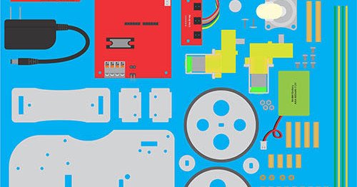 Pbot Jr. Design P-BOT (Disassembled)