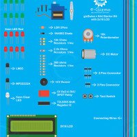 gizDuino + 644 Starter Kit with 2x16 LCD gizDuino + 644 Starter Kit with 2x16 LCD