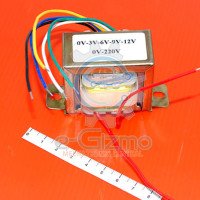 Transformer 3V-6V-9V-12V  220VAC
