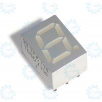 TDSR1160F 7-Segment 1-Digit C.C. Red 7.5X10mm