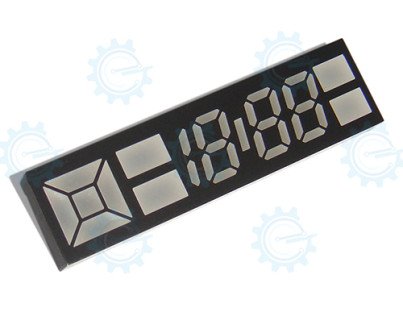 DY-34301AGR 7-Segment 3-Digit C.C. Green 45X12mm