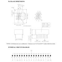 LTP-587G 0.5-inch Green 16-segment Common Anode