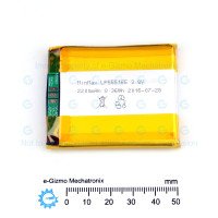 MinMax 3.8V 2200mAh 8.36Wh Lithium Polymer LiPo Battery LP555165 MinMax 3.8V 2200mAh 8.36Wh Lithium Polymer LiPo Battery LP555165