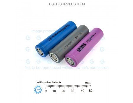 1 pc 3.7V 2600mAH True Rated Li-ion Rechargeable Battery [Used]