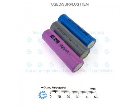 1 pc 3.7V 2600mAH True Rated Li-ion Rechargeable Battery [Used]